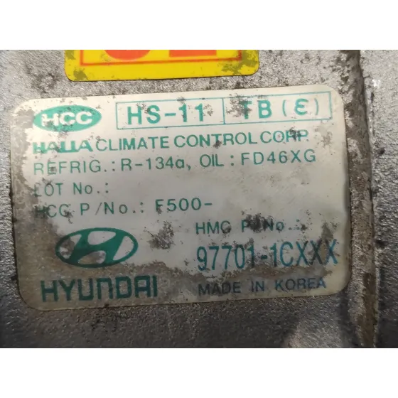 Compresor Aire Acondicionado para Hyundai Getz (Tb)