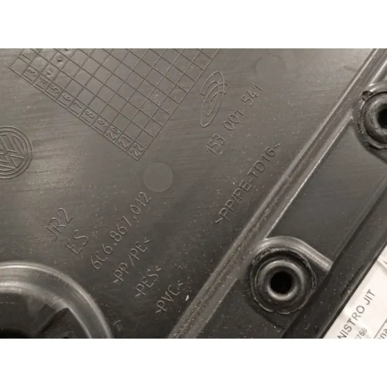 Guarnecido Puerta Trasera Derecha para Volkswagen Polo (6R1)