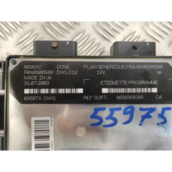 Centralita Motor Uce para Peugeot Partner (S2)