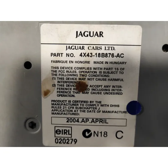 Sistema Audio / Radio Cd para Jaguar X-Type