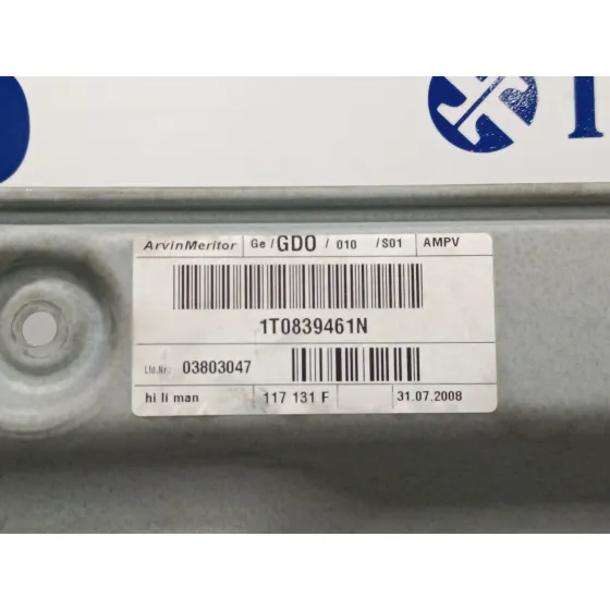 Elevalunas Trasero Izquierdo para Volkswagen Touran (1T2)