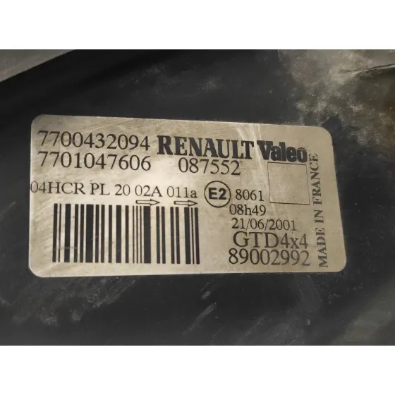 Faro Izquierdo para Renault Scenic Rx4 (Ja0)