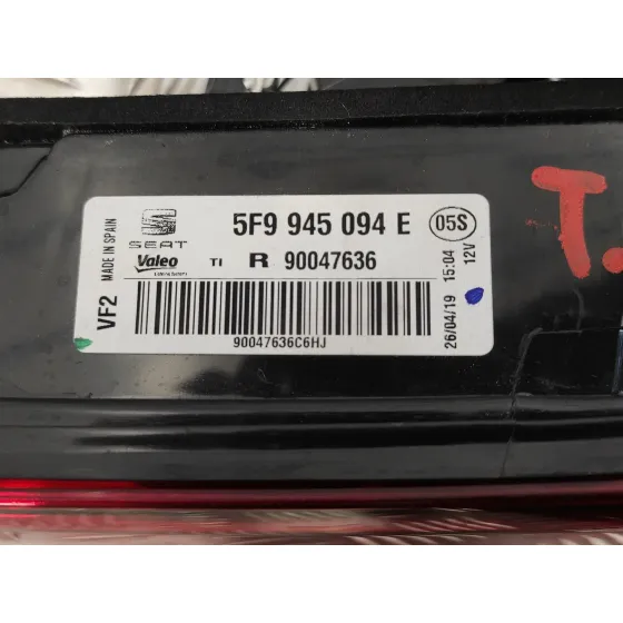 Piloto Trasero Derecho Porton para Seat Leon (5F1)