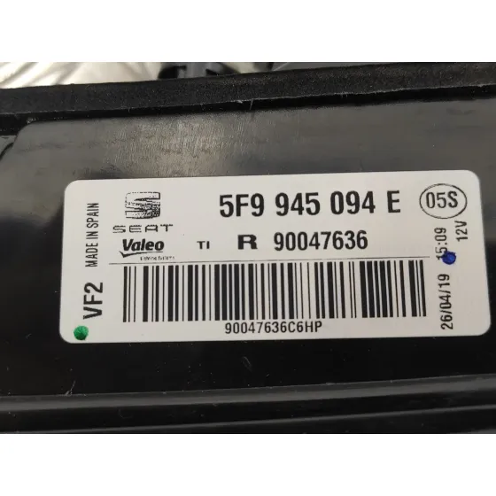 Piloto Trasero Derecho Porton para Seat Leon (5F1)