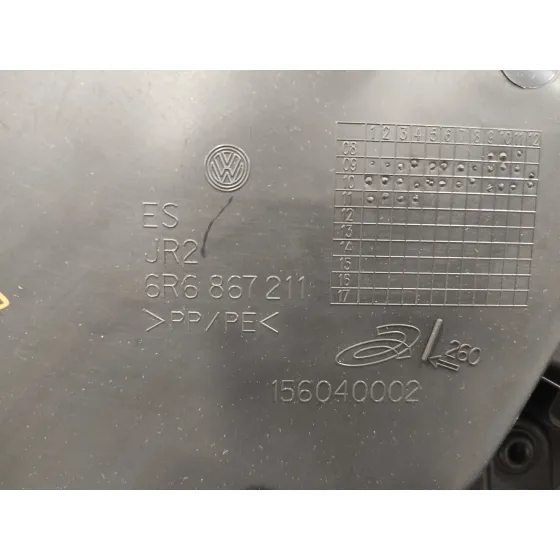 Guarnecido Puerta Trasera Izquierda para Volkswagen Polo (6R1)