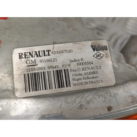 Piloto Delantero Derecho para Renault Trafic Caja Cerrada (Ab 4.01)