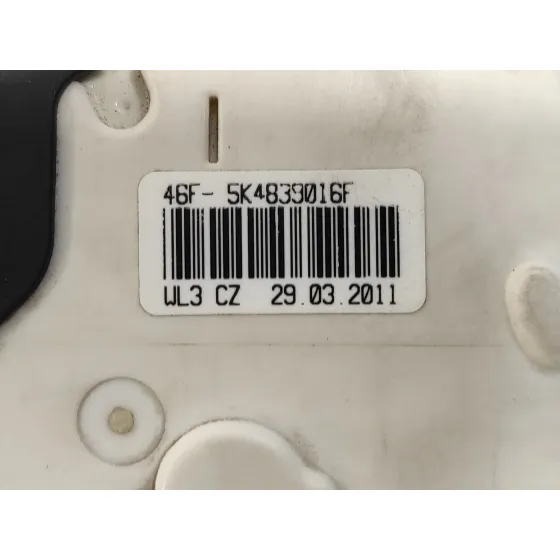 Cerradura Puerta Trasera Derecha para Volkswagen Polo (6R1)