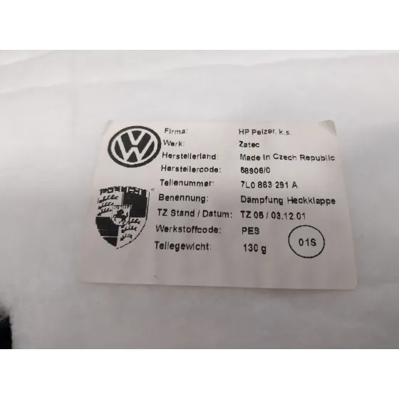 Guarnecido Porton Trasero para Porsche Cayenne (Typ 9Pa)