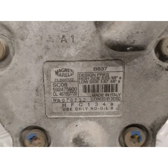 Compresor Aire Acondicionado para Fiat Punto Berlina (188)