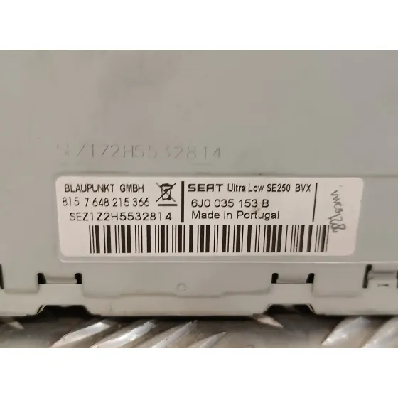 Sistema Audio / Radio Cd para Seat Ibiza Sc (6J1)
