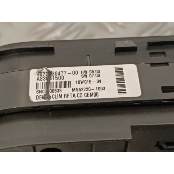 Mando Climatizador para Citroën C4 Picasso