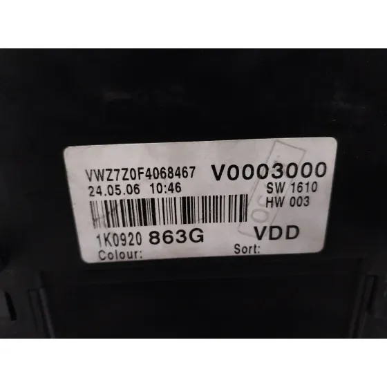 Cuadro Instrumentos para Volkswagen Golf V Berlina (1K1)