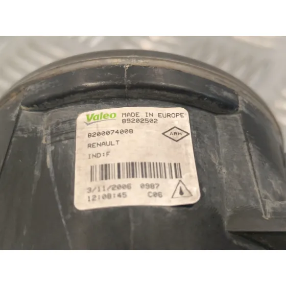 Faro Antiniebla Izquierdo para Renault Scenic Ii