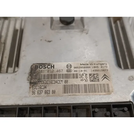 Centralita Motor Uce para Peugeot 207