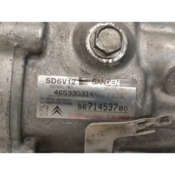 Compresor Aire Acondicionado para Peugeot 206+
