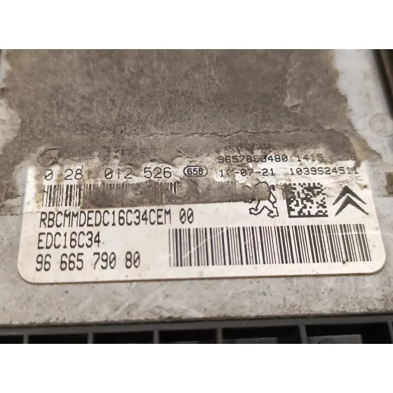 Centralita Motor Uce para Peugeot 206+
