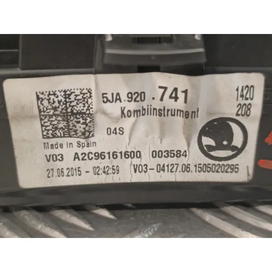 Cuadro Instrumentos para Skoda Rapid