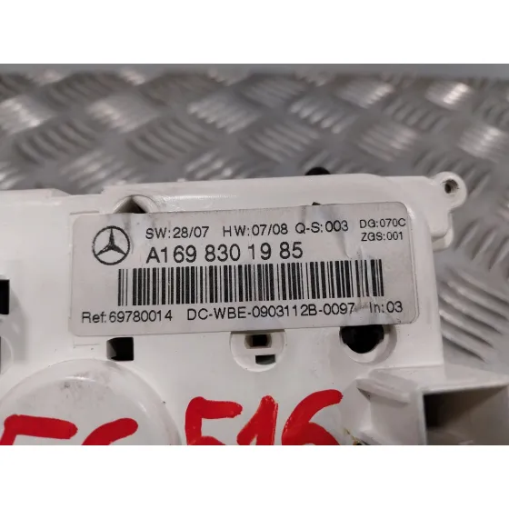 Mando Climatizador para Mercedes-Benz Clase A (W169)