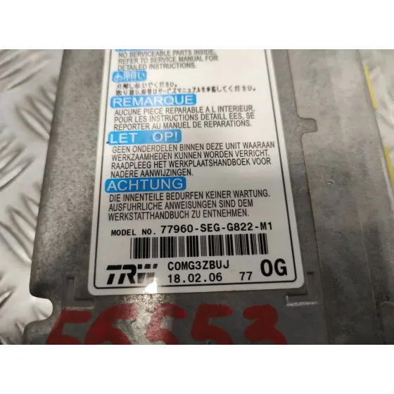 Centralita Airbag para Honda Accord Tourer (Cn/Cm)
