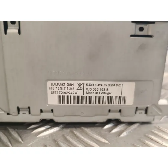 Sistema Audio / Radio Cd para Seat Ibiza Sc (6J1)