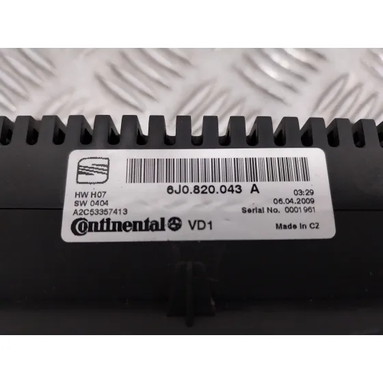 Mando Climatizador para Seat Ibiza Sc (6J1)