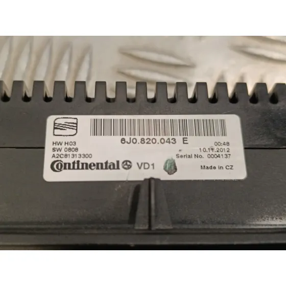 Mando Climatizador para Seat Ibiza St (6J8)
