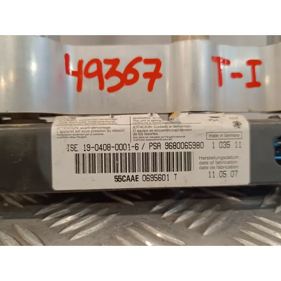 Barra Antivuelco para Peugeot 207 Cc