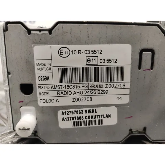 Sistema Audio / Radio Cd para Ford Fiesta (Ccn)