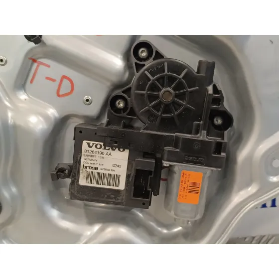 Elevalunas Trasero Derecho para Volvo S40 Berlina