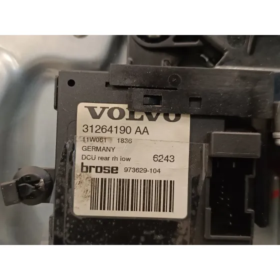 Elevalunas Trasero Derecho para Volvo S40 Berlina