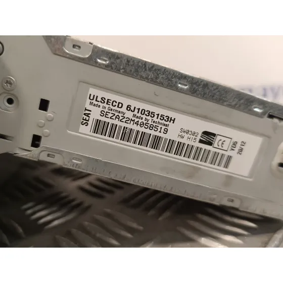 Sistema Audio / Radio Cd para Seat Ibiza St (6J8)