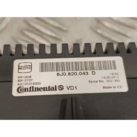 Mando Climatizador para Seat Ibiza St (6J8)