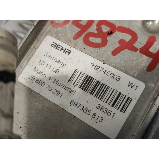 Enfriador Aceite Motor para Opel Astra J Lim.