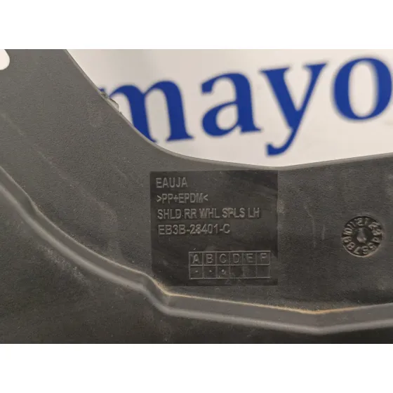 Guardabarros Trasero para Ford Ranger (Tke)