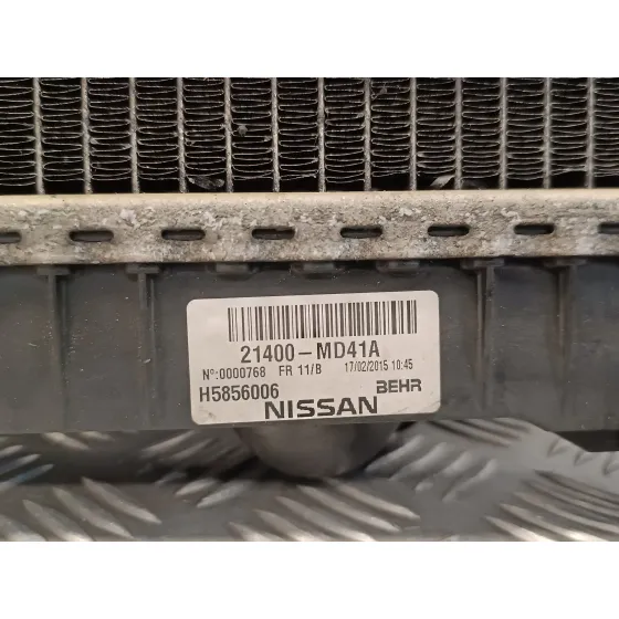 Radiador Agua para Nissan Nt400 Cabstar (01/20214->)