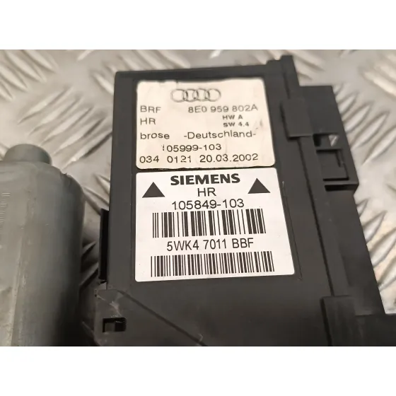 Motor Elevalunas Trasero Derecho para Audi A4 Avant (8E)