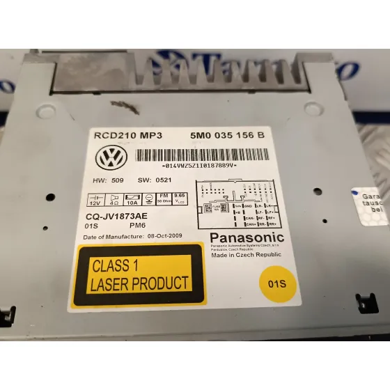 Sistema Audio / Radio Cd para Volkswagen Polo (6R1)