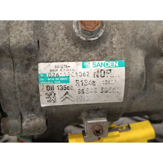 Compresor Aire Acondicionado para Citroën C4 Picasso