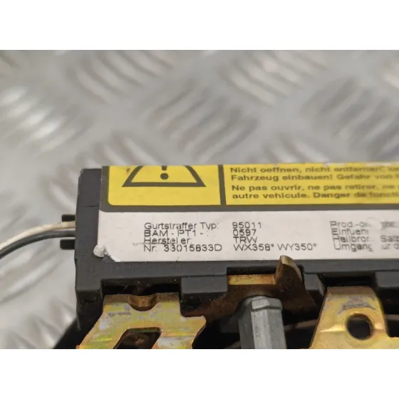 Cinturon Seguridad Delantero Derecho para Fiat Doblo (119)