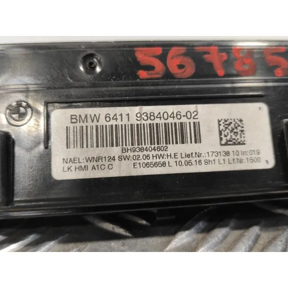 Mando Climatizador para Bmw Serie 1 Lim F21