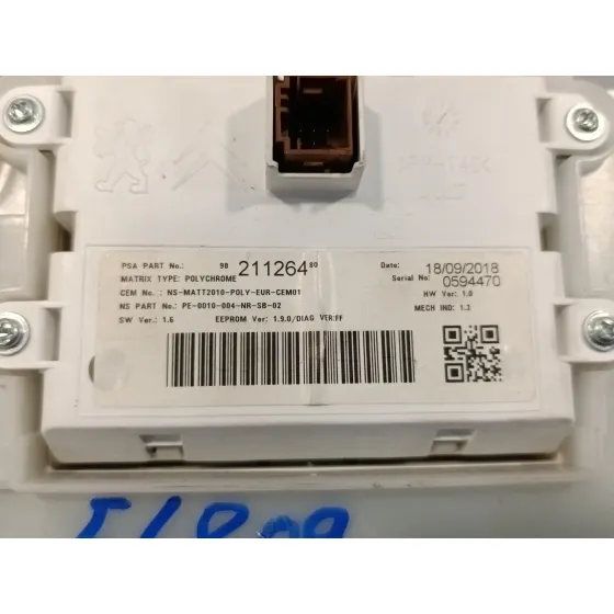 Cuadro Instrumentos para Peugeot 208