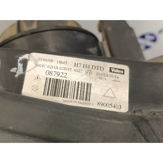 Faro Derecho para Citroën C5 Berlina