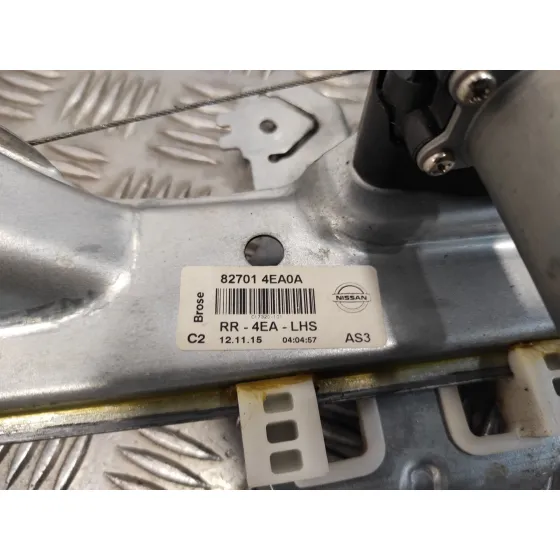 Elevalunas Trasero Izquierdo para Nissan Qashqai (J11)