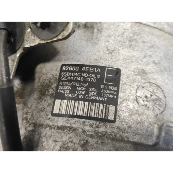 Compresor Aire Acondicionado para Nissan Qashqai (J11)
