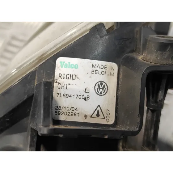 Faro Antiniebla Derecho para Volkswagen Touareg (7La)