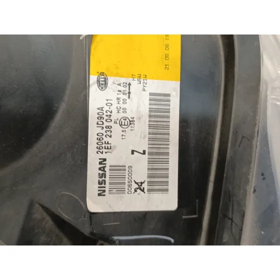 Faro Izquierdo para Nissan Qashqai (J10)