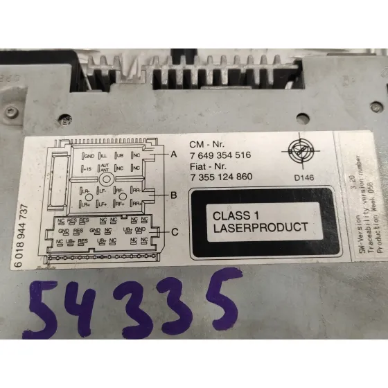 Sistema Audio / Radio Cd para Fiat Doblo