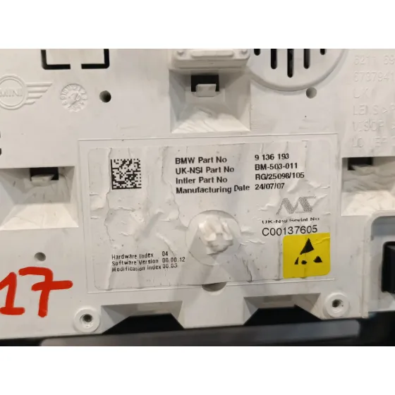 Cuadro Instrumentos para Mini Mini (R56)