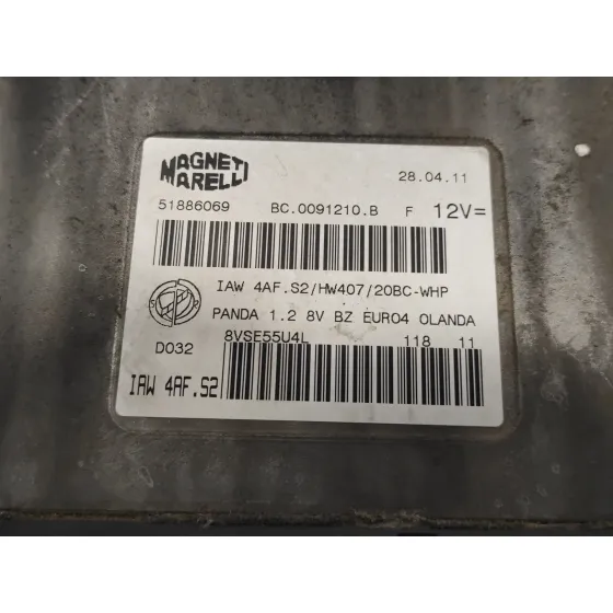 Centralita Motor Uce para Fiat Panda (169)