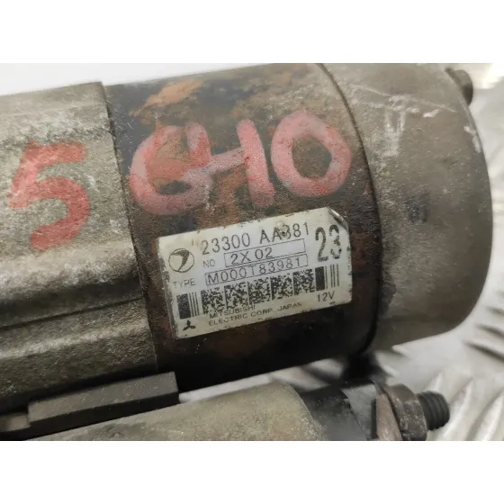 Motor Arranque para Subaru Legacy Berl./Familiar B12 (Be/Bh)